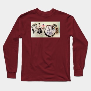 Street art Wall vomit Long Sleeve T-Shirt